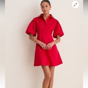 NWT TUCKERNUCK Red Mini Delaney Dress
